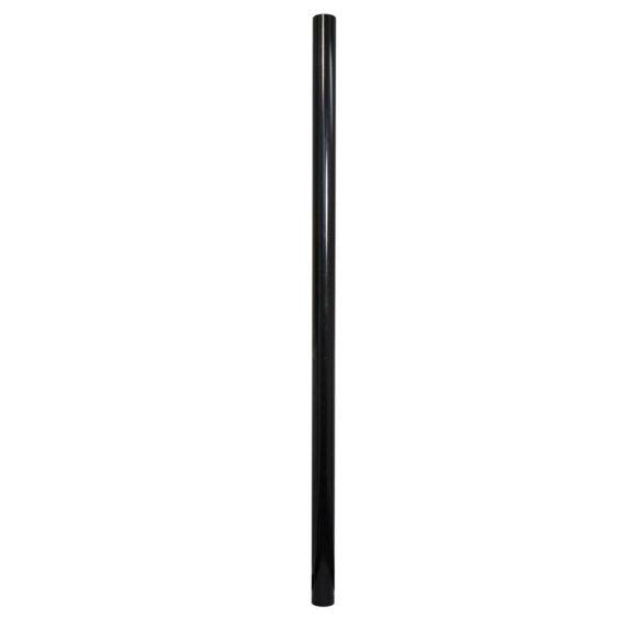 Stolprör 60mm, svartlackerat